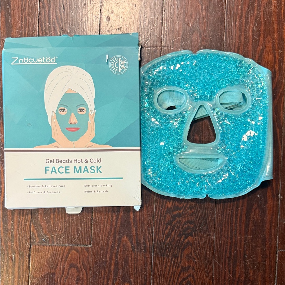 Zöcuetöd Gel Beads Hot & Cold Face Mask